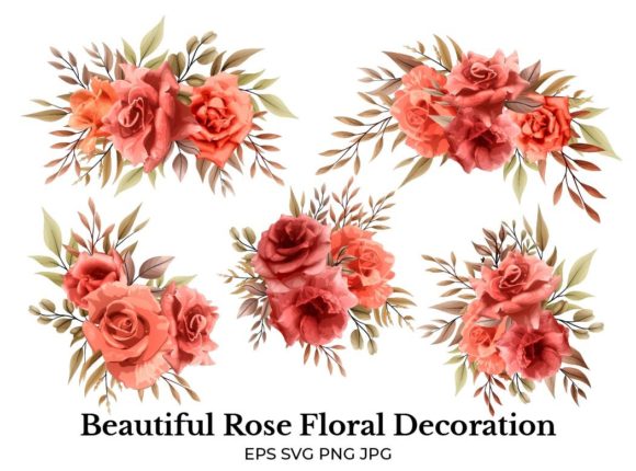 Beautiful Rose Floral Decoration Bouquet