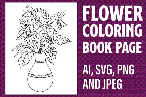 Flower Coloring Page 40: A Designer’s Embroidery Readiness Review