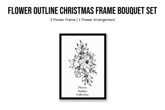 Flower Frame Bouquet Decoration Set