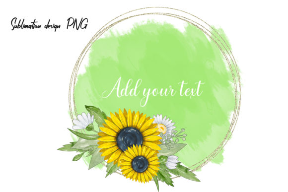 Sunflowers Sublimation Design
