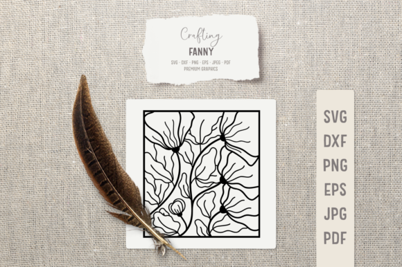 Vintage Flower SVG Cut File